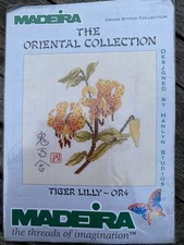 Madeira Oriental Collection Tiger Lilly Lily OR4 Cross Stitch Kit Unopened