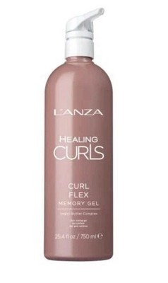L'ANZA Healing Curls Curl Flex Memory Gel Curl Gel  Professional Size 25oz 750mL