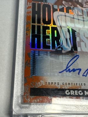 2025 Topps Hometown Heroes Greg Maddux Auto /25 SSP Braves | eBay