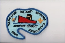 1986 Armview District Tancook Island Spring Camporee patch