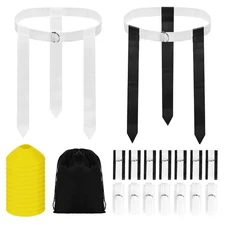 Flag Football Set 14 Player Flag Football Belts Kit Includes 14 Belts 42 Flag...