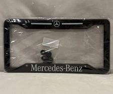 Mercedes-Benz license plate cover With Hardware 2 Pcs Front And Back