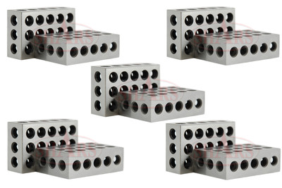 Shars 5 Matched Pairs 10 PCS Precision 123 1-2-3 Blocks Block 23 Holes .0002 4]