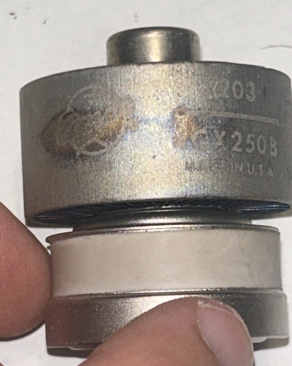 その他 7203/4CX250B Eimac 4CX250B, 7203, Eimac, Ceramic, Transmitting, Tube, Used