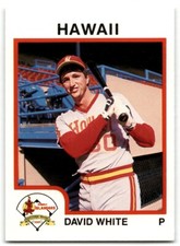 1987 ProCards David White Hawaii Islanders #188