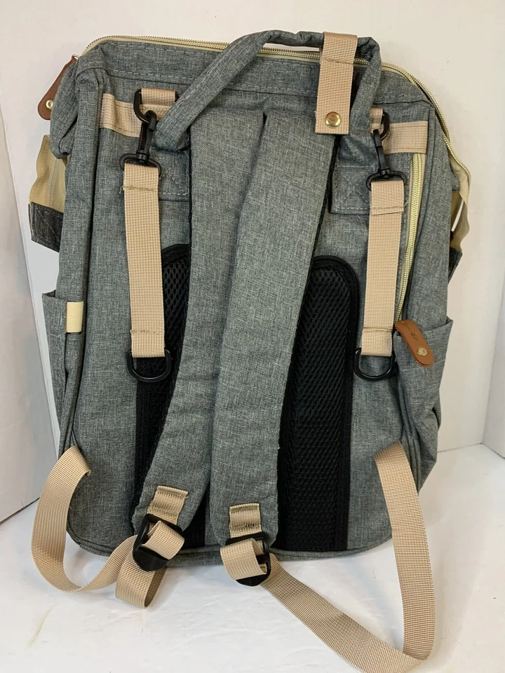 Diaper bag backpack Large Baby Tote Travel Pack Water Resistant Purse Multi Use - Image 3 of 4