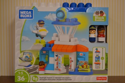  Mega-Bloks  Fisher-Price   Skybright  Airport   Block Buddies   