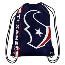 Houston Texans Drawstring Backpack, Football Fans, Unisex Gift New 18.25x13.5 in