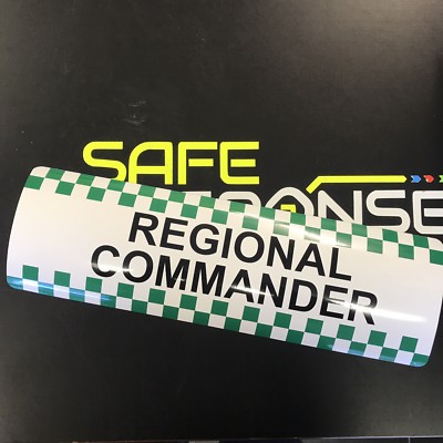 Magnetic Battenberg Ambulance Officer vehicle emergency response 999