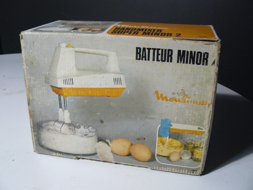Batteur Moulinex Major Combine 69 Vintage – Année 1969, Avec Boîte Et Notice, Occasion