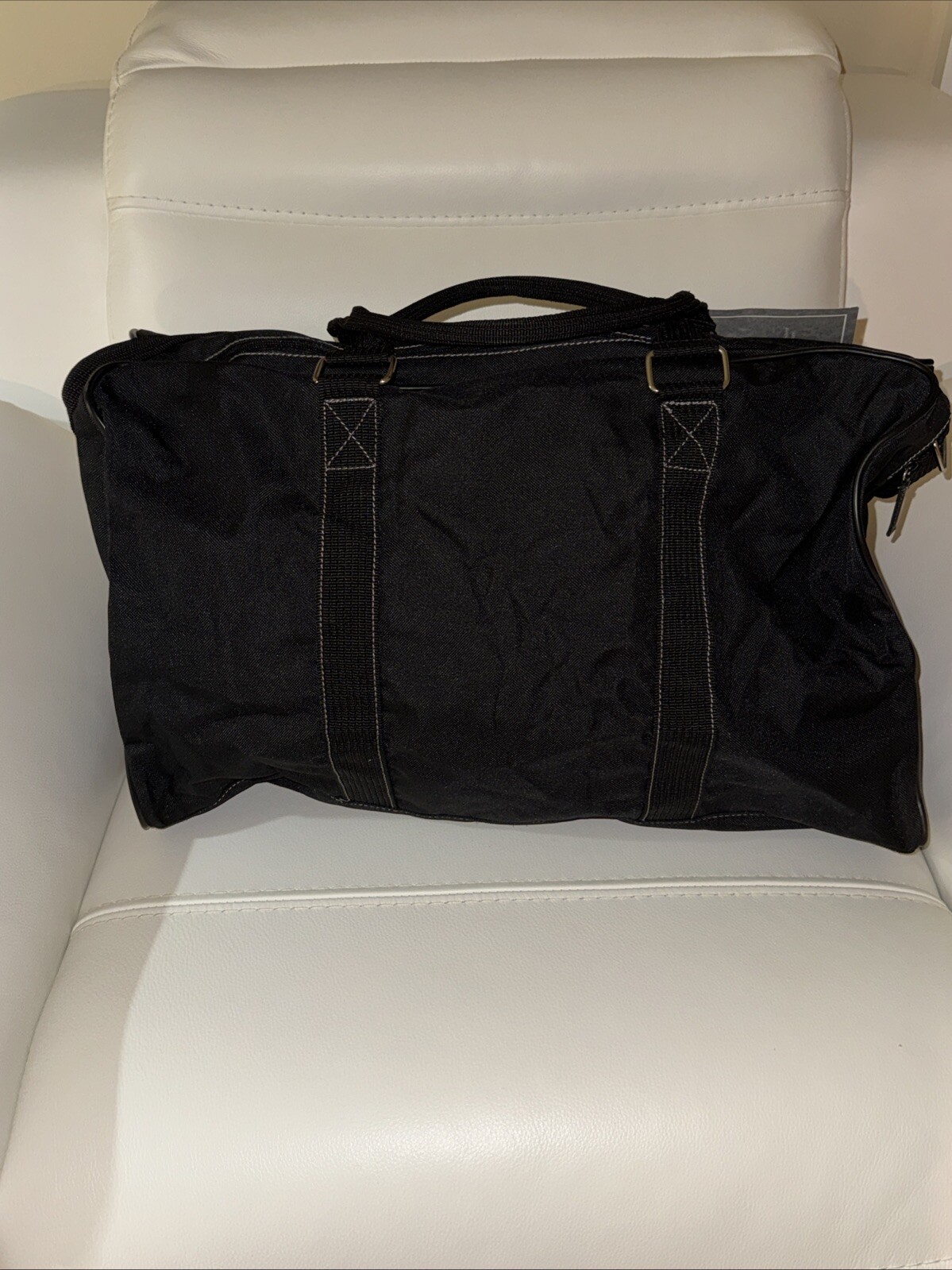 RALPH LAUREN FRAGRANCES Borsa da Viaggio Uomo Poliestere Pony Polo Borsone NERO RL