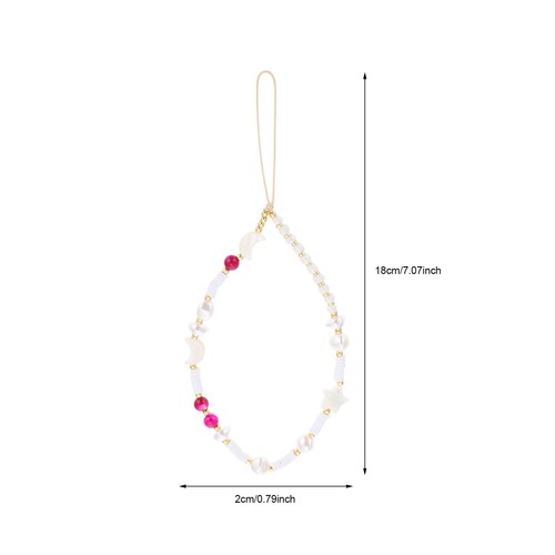 5 PCS Pearl Mobile Phone Chain Decorative Charms for Cellular Phones - Zdjęcie 8 z 12