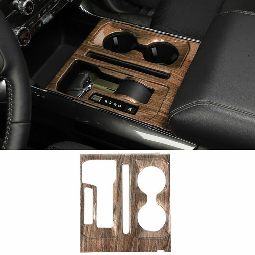14pcs Wood Grain Full Interior Console Panel Cover Trim Kit For Ford F150 2021+ - Picture 12 of 13