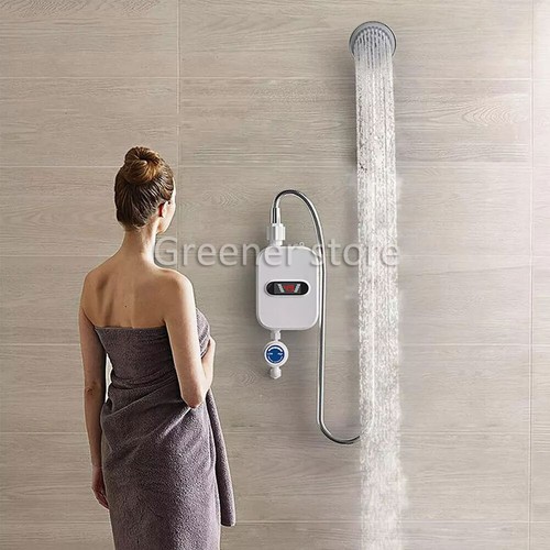 3500W Elettrico Immediato Acqua Riscaldatore Bagno Caldo Doccia Senza serbatoio - Foto 12 di 13