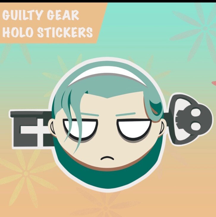 Guilty Gear Strive ABA Paracelsus Holo Vinyl Stickers | eBay