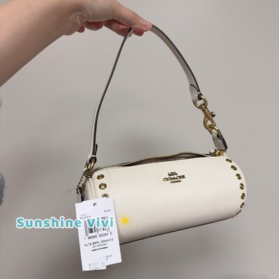 COACH◇ Nolita Barrel バック 在庫確認下さい CZ013 NWT Coach CZ013 Leather Nolita Barrel Bag With Grommets