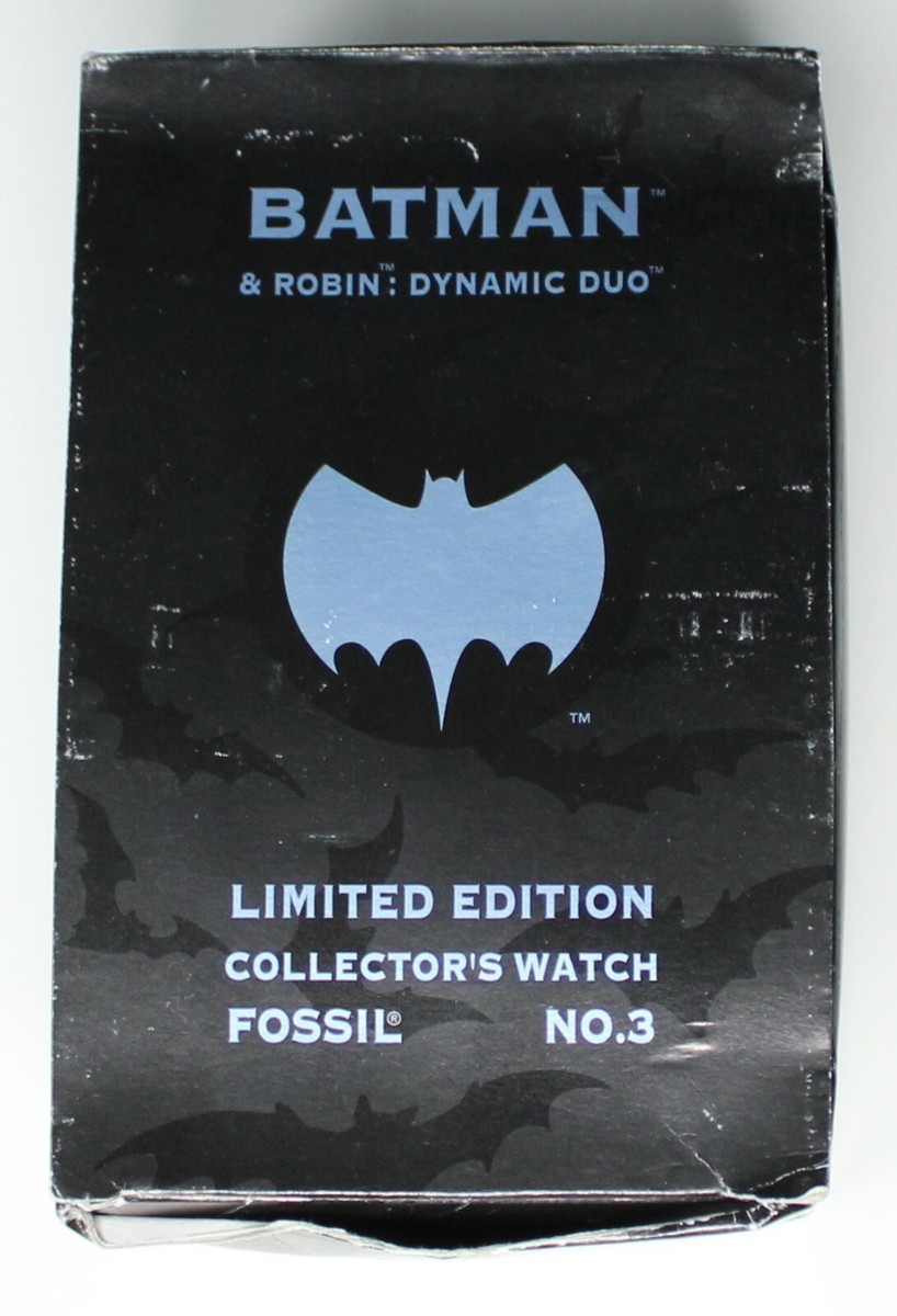 Limited Edition Batman No. 3 Fossil Watch - W/ Certificate