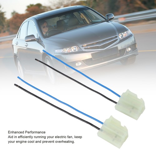 Electric Cooling Fan Pigtail Plug Wire Harness Fast Connection Enhanced