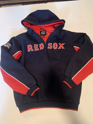 World Series 07' Official Red Sox Hoodie Heavy Winter Coat Jacket Size M 