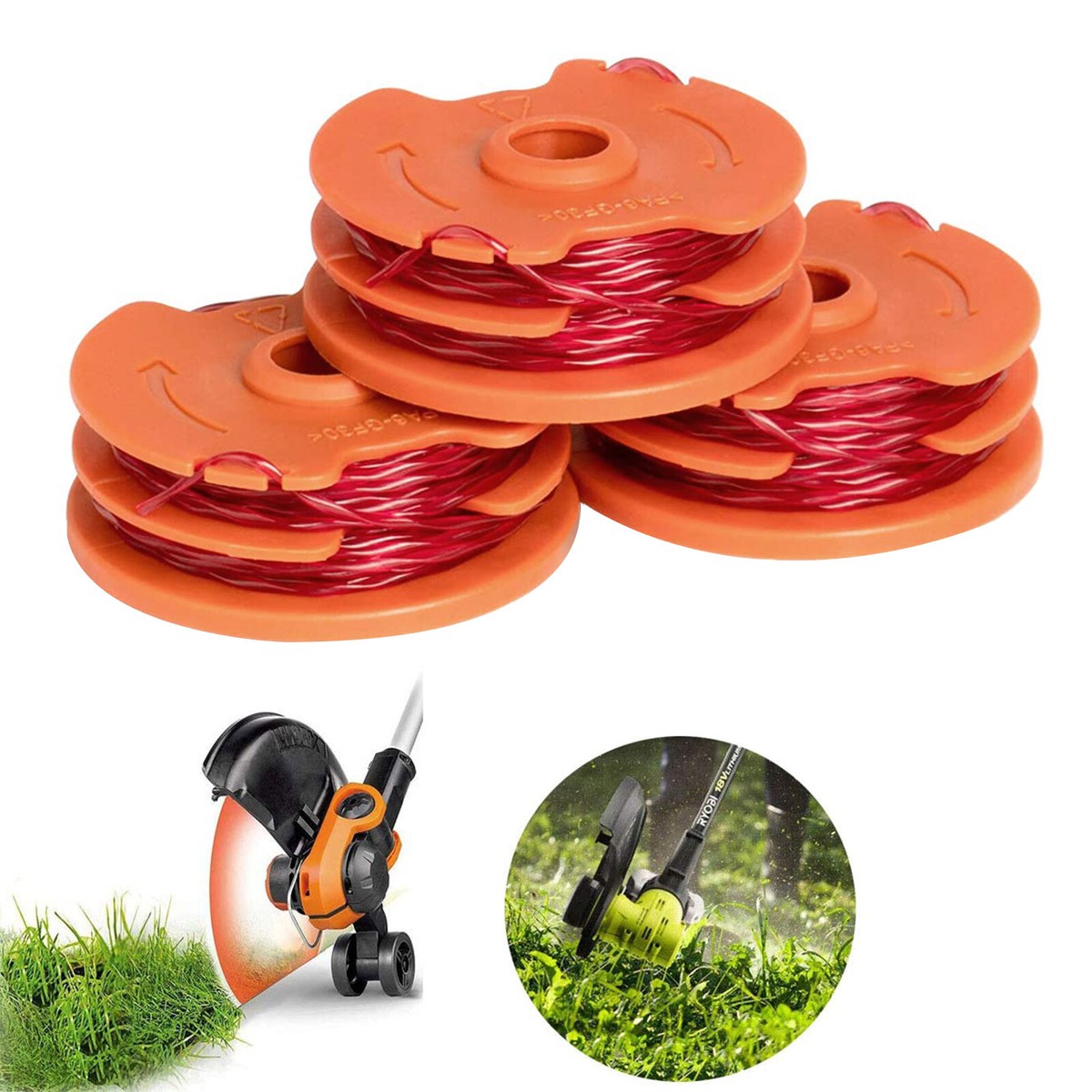 Worx 20 Ft. X 0.80 In. Replacement Grass Trimmer Edger Spool Line For Models: WG168, WG184, WG190, WG191 Series WA0014 - The Home Depot - Foto 6