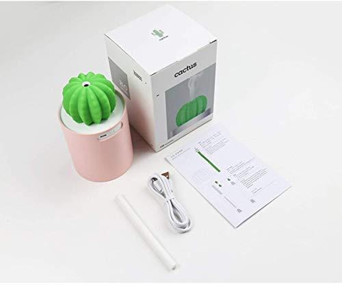 UODBUYO Mini Humidifier, 280ml USB Cool Mist Portable Cactus Air humidifier,