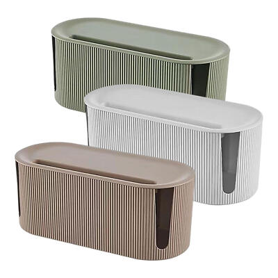 Large plug board storage box wire Cable Storage Case Organizer Socket Box Q8R6