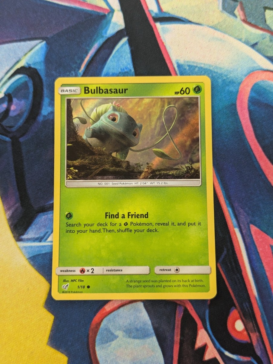Pokemon 2019 Detective Pikachu Bulbasaur Holo 1/18 | eBay Pokemon 2019 Detective Pikachu Bulbasaur Holo 1/18 | eBay