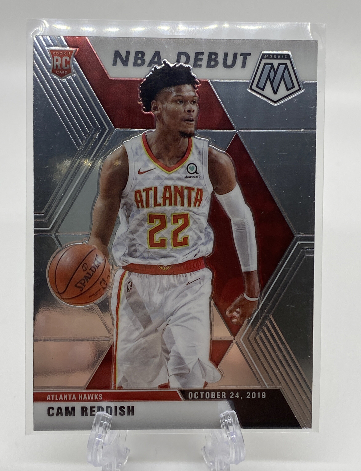 Cam Reddish 2019-20 Panini Mosaic Basketball NBA Debut #271 RC Rookie Hawks