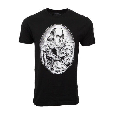 BLACK MATTER POISON SKULL MENS T SHIRT 