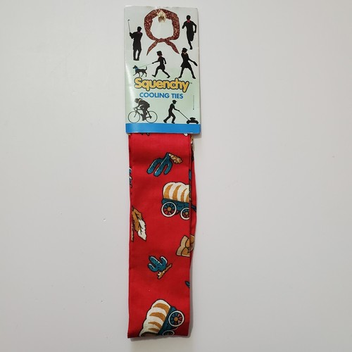 Squenchy kühlendes Halstuch Bandana Wasser einweichen Kühler wiederverwendbar Schlag Wärme Krawatten Vintage