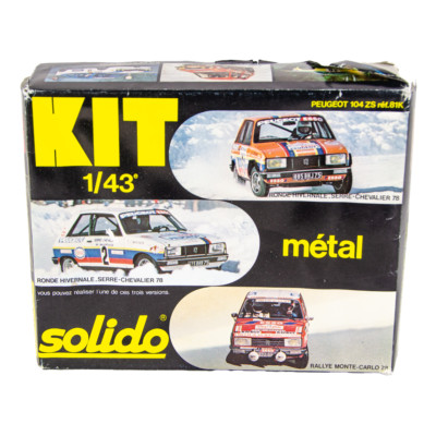 variations on a theme - solido peugeot 104 zs & citroen ln 2/4