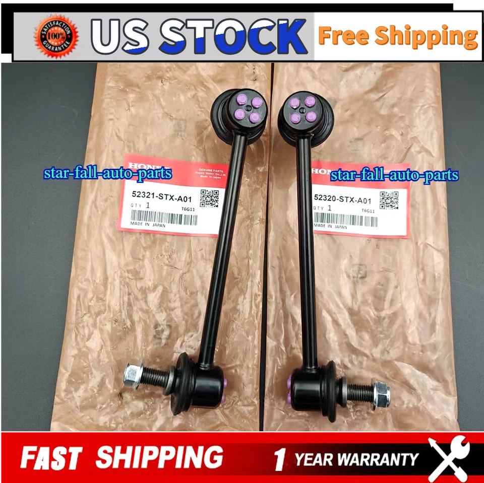 OEM 2X Rear Left & Right Sway Bar End Link for 2010-2013 Acura ZDX - Image 2 of 4