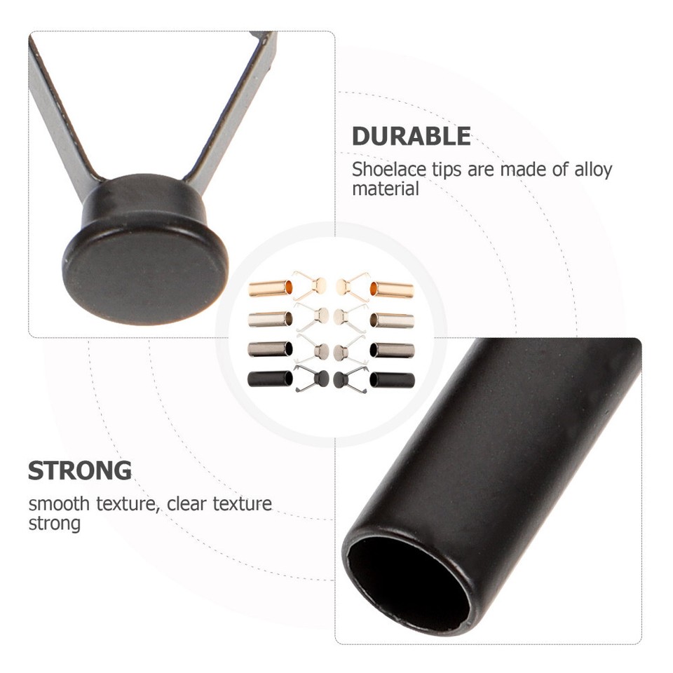 8pcs Cords End Head Shoelace Parts Shoelace Aglets Shoelace Tips eBay