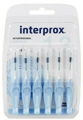 Dentaid Interprox zylindrisch hellblau Interdentalbürte 6 Stck PZN 09043324