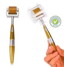ZGTS Titanium Derma Micro Skin Roller (200 Pins) Skin Care, Anti Wrinkles, Beard