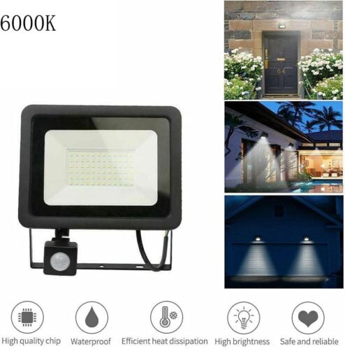 Riksam LED Floodlight PIR Motion Sensor Security Flood Lights Outdoor 220V-240V - Picture 6 of 9