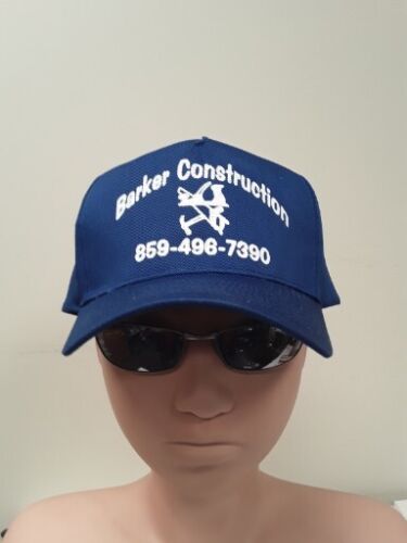 Vintage Otto ,Snapback "Barker Construction" Trucker Hat - Picture 2 of 8
