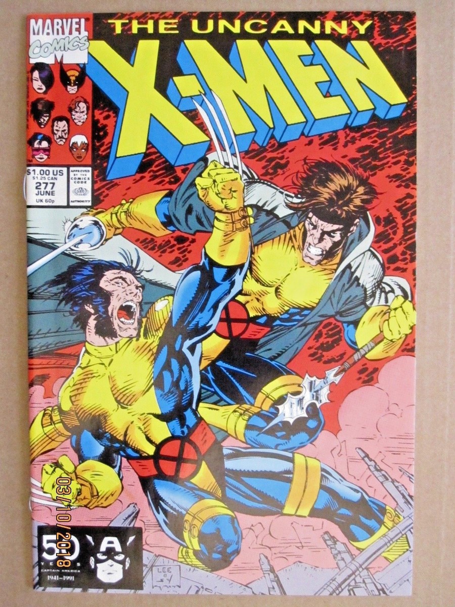 1991 MARVEL COMICS THE UNCANNY X-MEN #277 | eBay