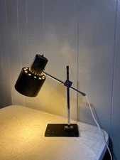 Vintage Mid-Century Modern Desk Rare Adjustable Lamp Made by Ever Ready Chicago