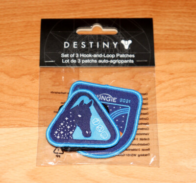 Destiny Very Rare BUNGIE Set Of 3 Hook And Loop Patches PS3 PS4 Xbox One 360