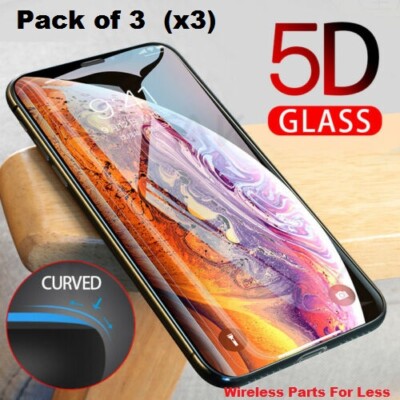 3D Full Cover Screen Protector Tempered Glass for iPhone 12 Pro Max 11 XR XS X