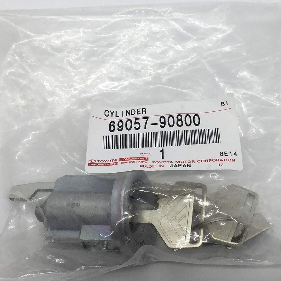 NEW】Toyota Genuine Cylinder & Key Set, Ignition Switch Lock