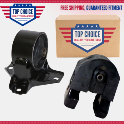 2PCS Front & Rear Motor Mount FIT 2006-2010 Hyundai Sonata 2.4L