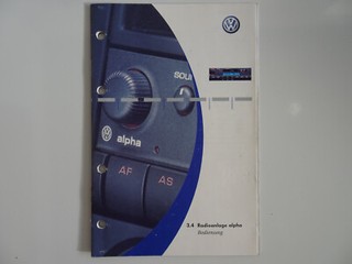 Manual VW "Alpha" 2000