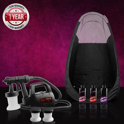 Maximist Lite Plus Spray Tan Complete Kit + Pop-Up Tent + Funkissed Solutions