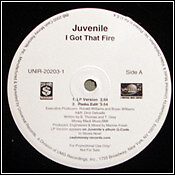 Juvenile (2) - I Got That Fire / VG / 12'''', Promo