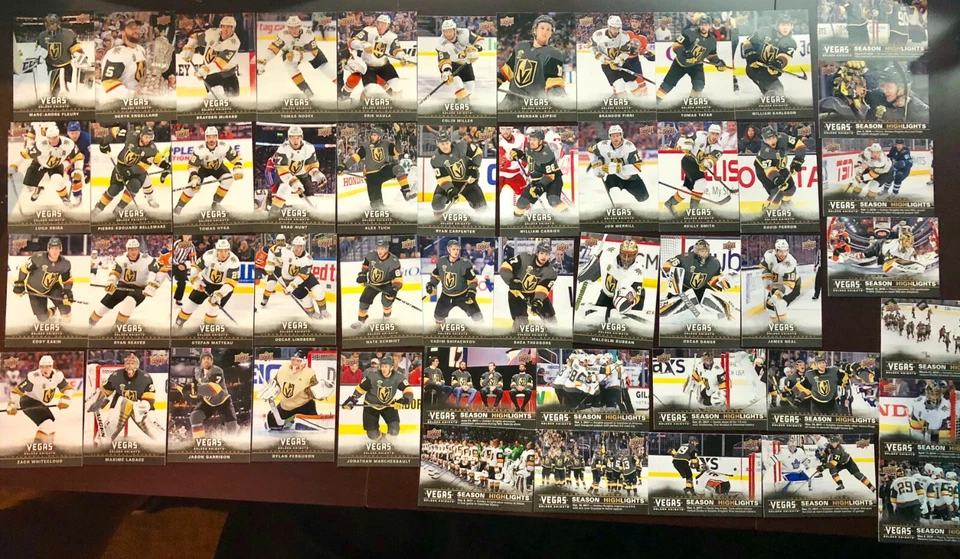 2017-18 INAUGURAL SEASON VEGAS GOLDEN KNIGHTS UPPER DECK SET COMMEMORATIVE CARD - Image 2 of 3