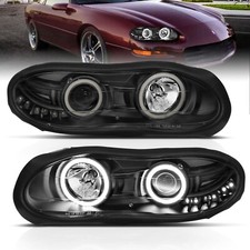 Anzo Usa 121160 Projector Headlight Set Whalo Fits 98-02 Camaro