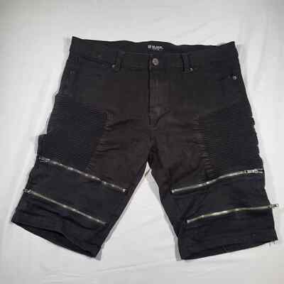 CJ Black Premium Urban Shorts Men's Size 36 Black Denim
