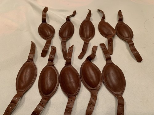 WW2 Leather Paratrooper Chin Cup Pack Of 10 over 1000 sold chamois lined